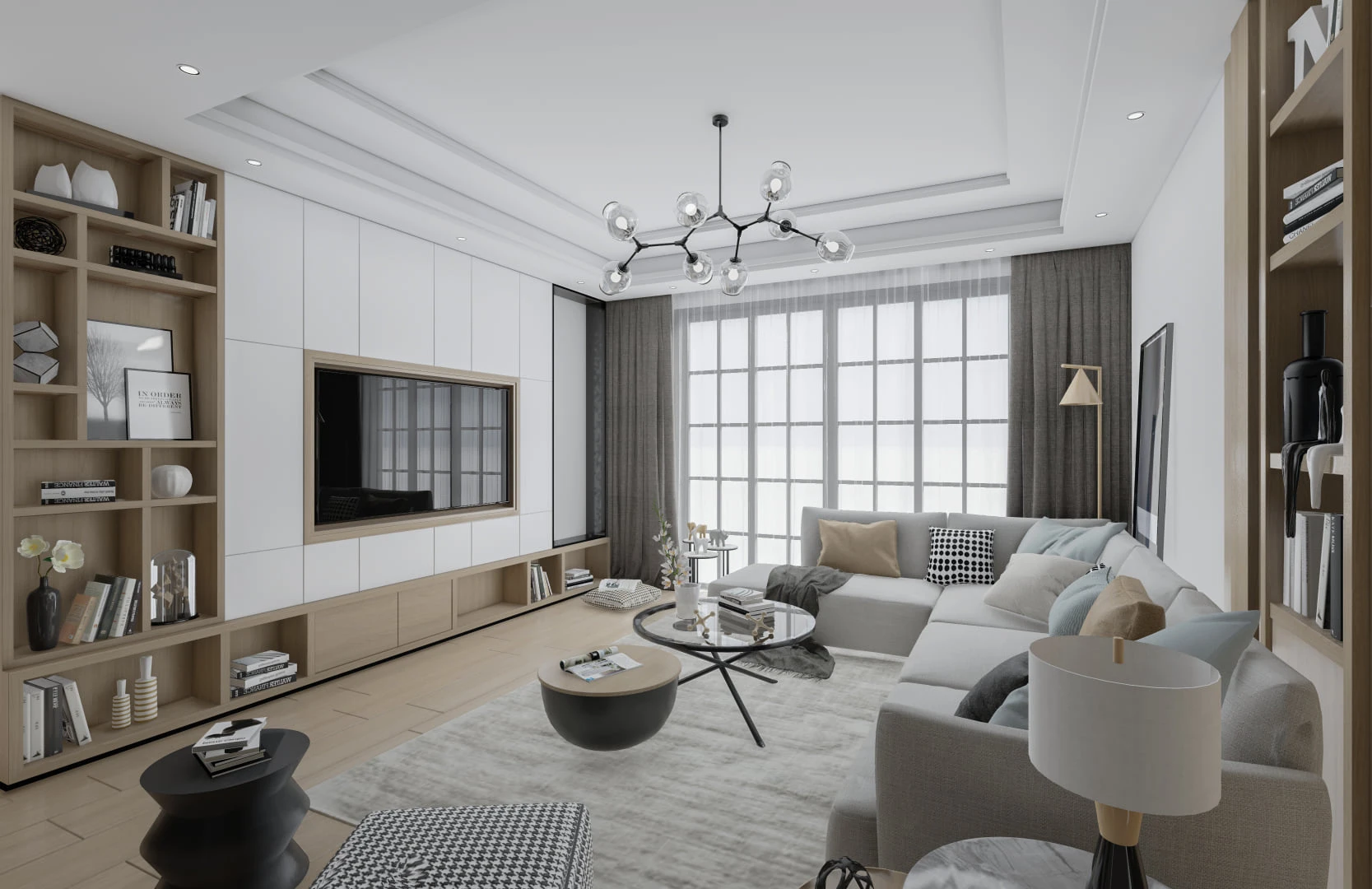 SketchUp Free Living Room Sketchup Scene Free Download Modern ID 100000224 (Bravo Ty)