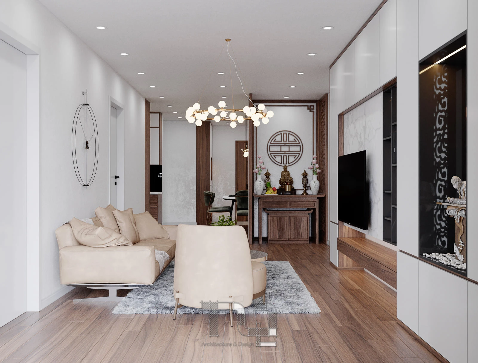 Modern Apartment SketchUp 3D Model Free Download ID 106000148 (Dang Nam Quang)