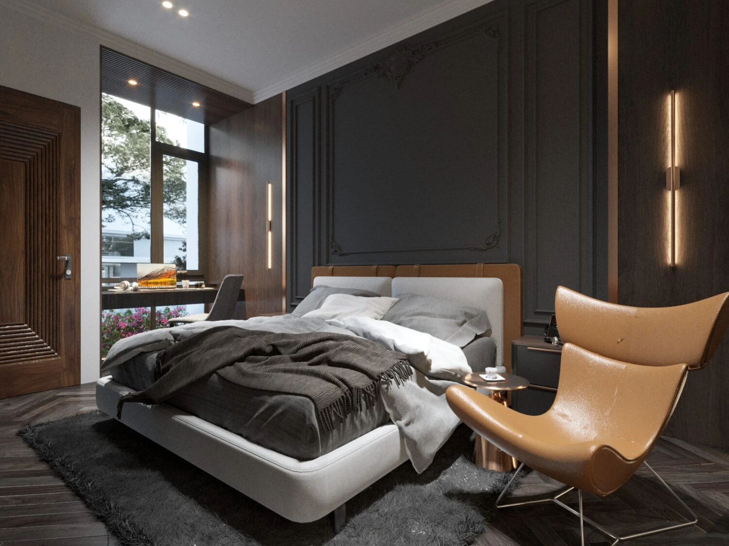 Modern Bedroom Free Sketchup Models Download ID 101000615 (Le Manh Tien)