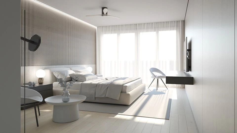 Modern Bedroom Free Sketchup Scene Download ID 101000315 (Le Anh Tuan)