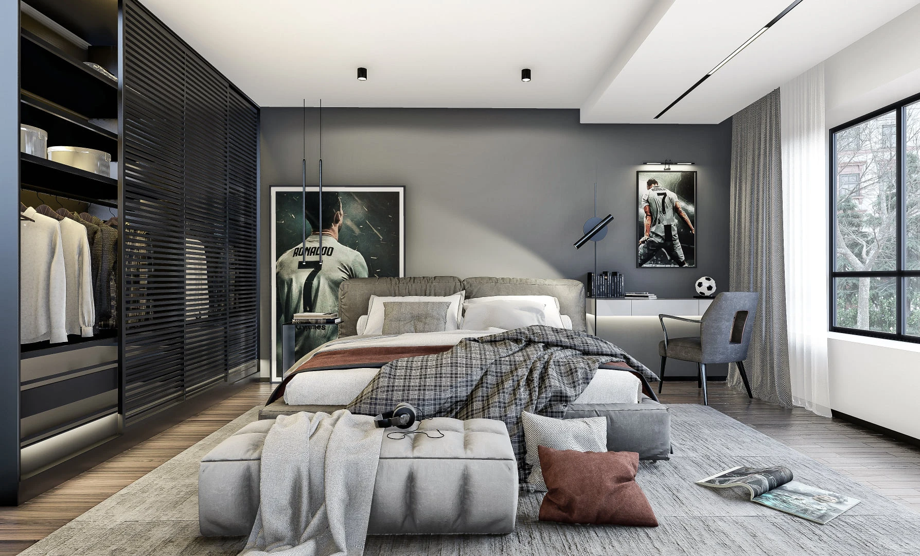 Modern Bedroom Sketchup Free Model Download ID 101000491 (Phu Nguyen)