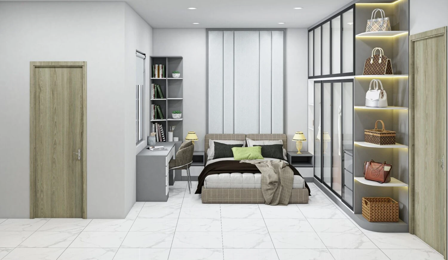 Modern Bedroom Sketchup Model Download Free ID 101000636 (Hoai Nam)
