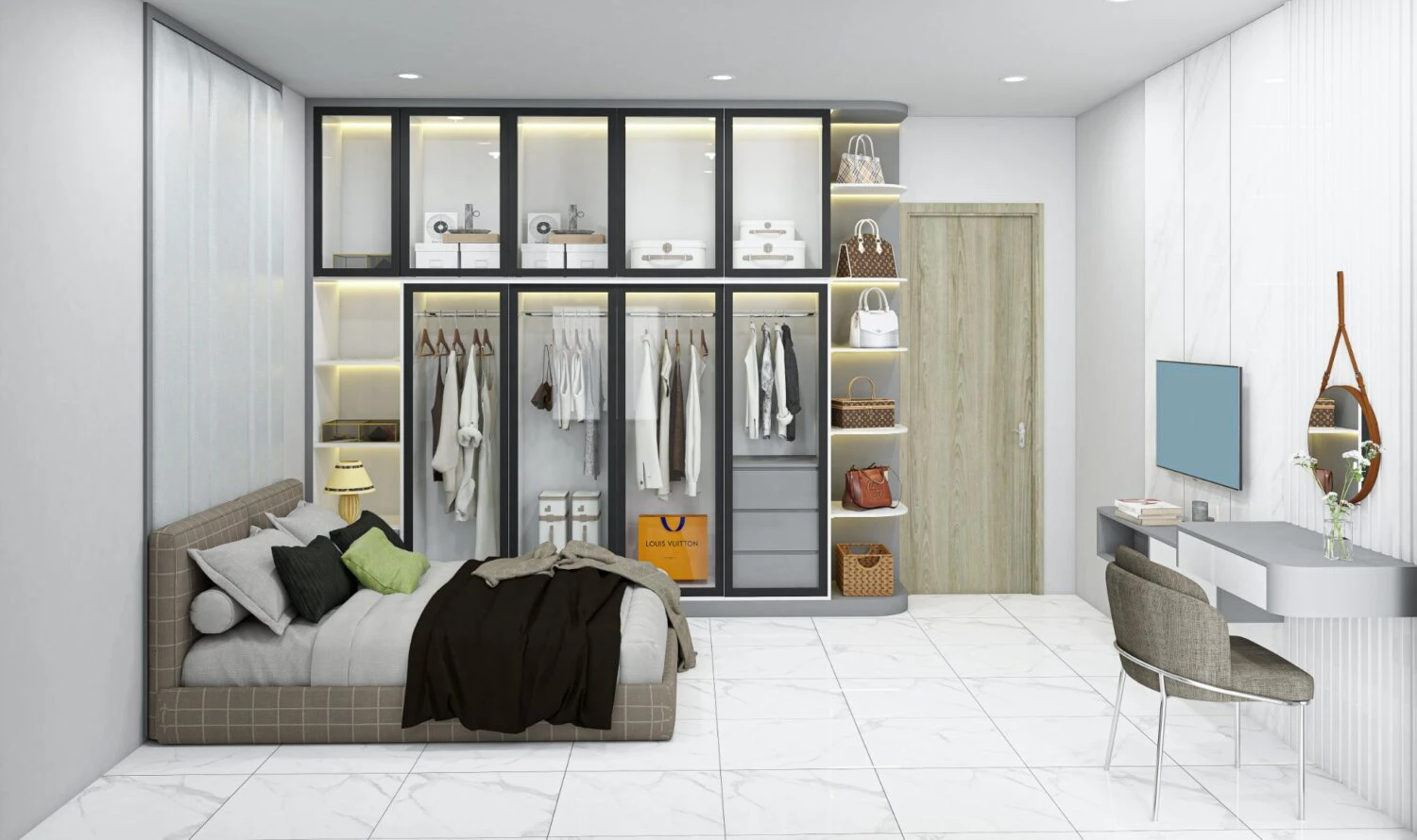 Modern Bedroom Sketchup Model Download Free ID 101000636 (Hoai Nam)