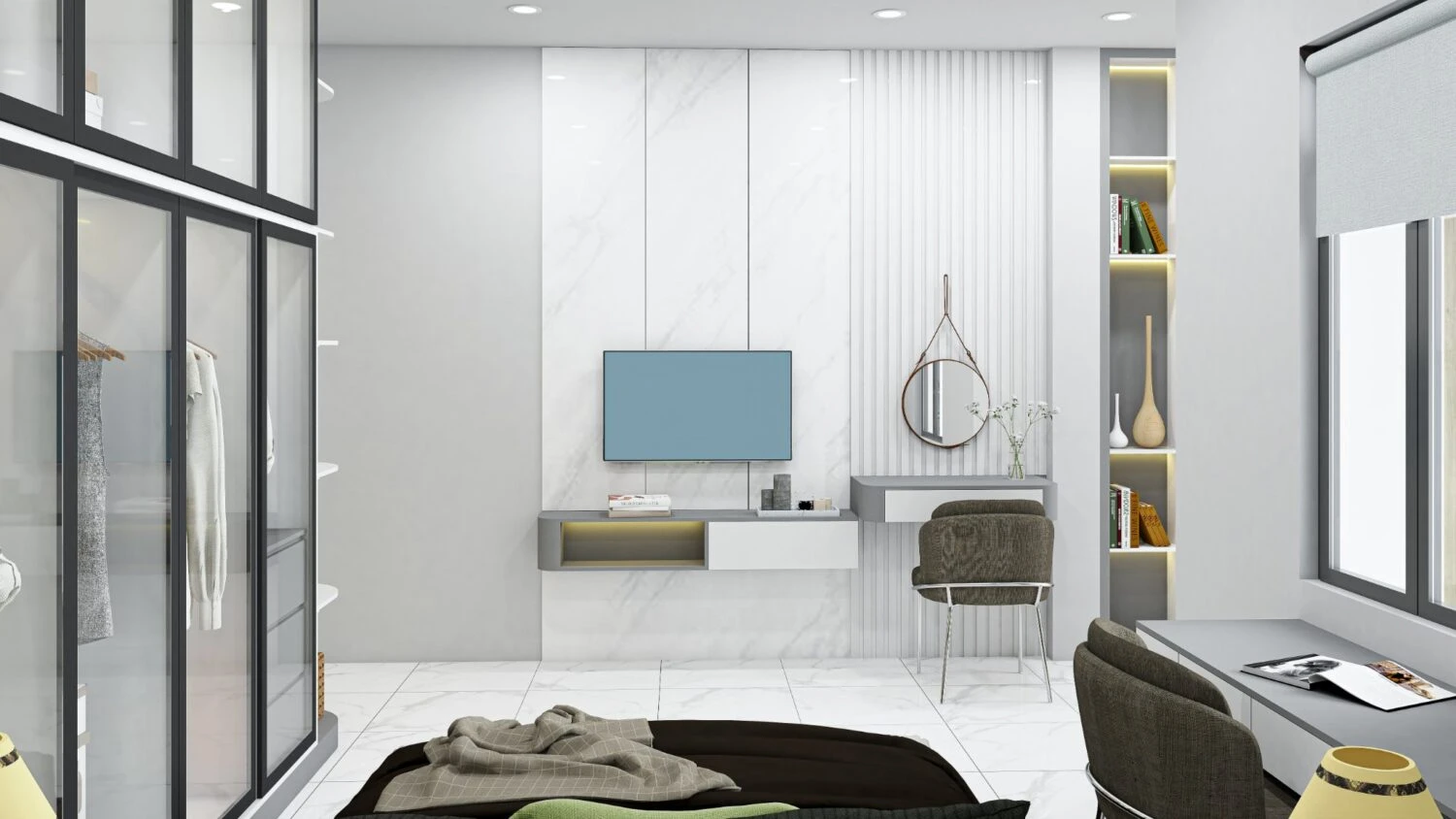 Modern Bedroom Sketchup Model Download Free ID 101000636 (Hoai Nam)