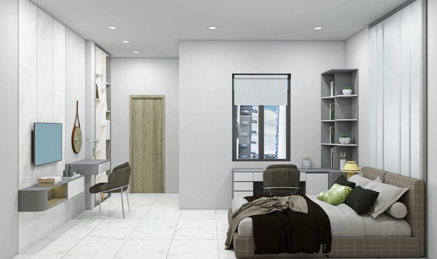 Modern Bedroom Sketchup Model Download Free ID 101000636 (Hoai Nam)