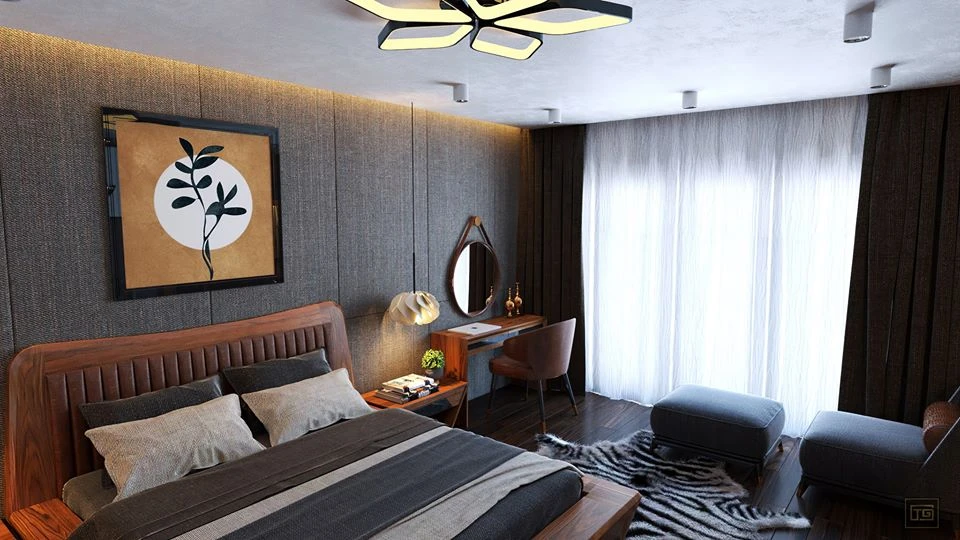 SketchUp Free Modern Bedroom Sketchup Model Free Download ID 101000301 (Xuan Khanh)