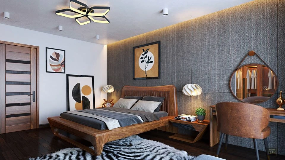 SketchUp Free Modern Bedroom Sketchup Model Free Download ID 101000301 (Xuan Khanh)