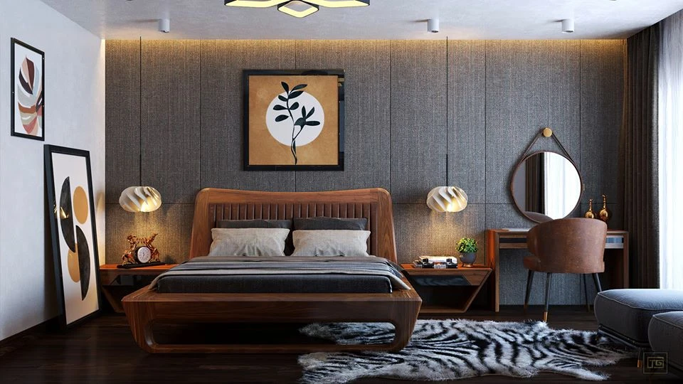 SketchUp Free Modern Bedroom Sketchup Model Free Download ID 101000301 (Xuan Khanh)