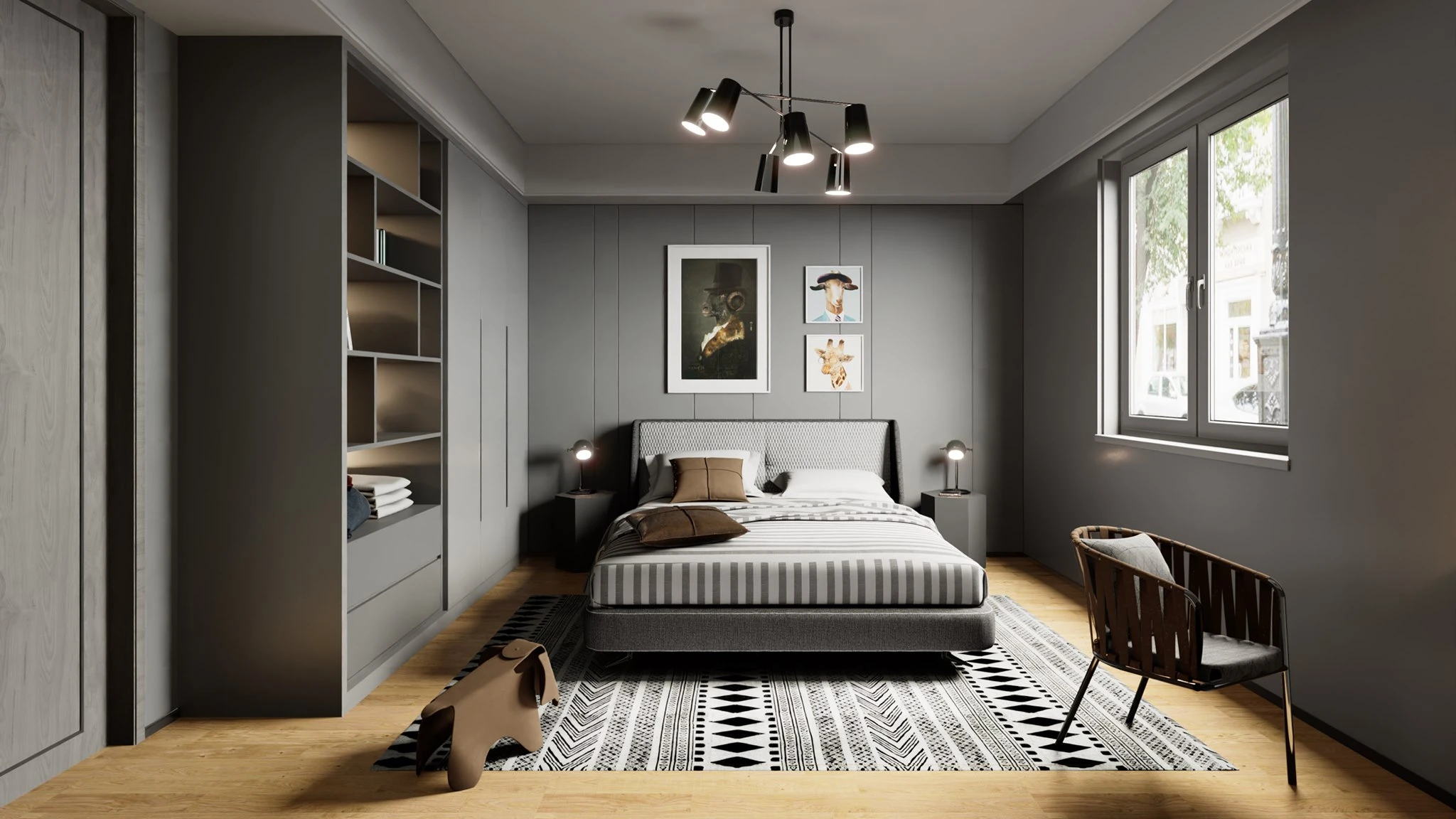 Modern Bedroom Sketchup Model Free Download ID 101000480 (Quoc Vi Phan Phan)
