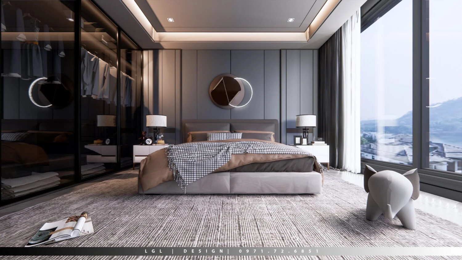 Modern Bedroom Sketchup Scene Download Free ID 101000603 (Le Giang Long)