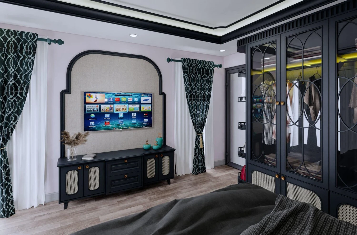 Modern Bedroom Sketchup Scene Download Free ID 101000613 (Xuan Truong)