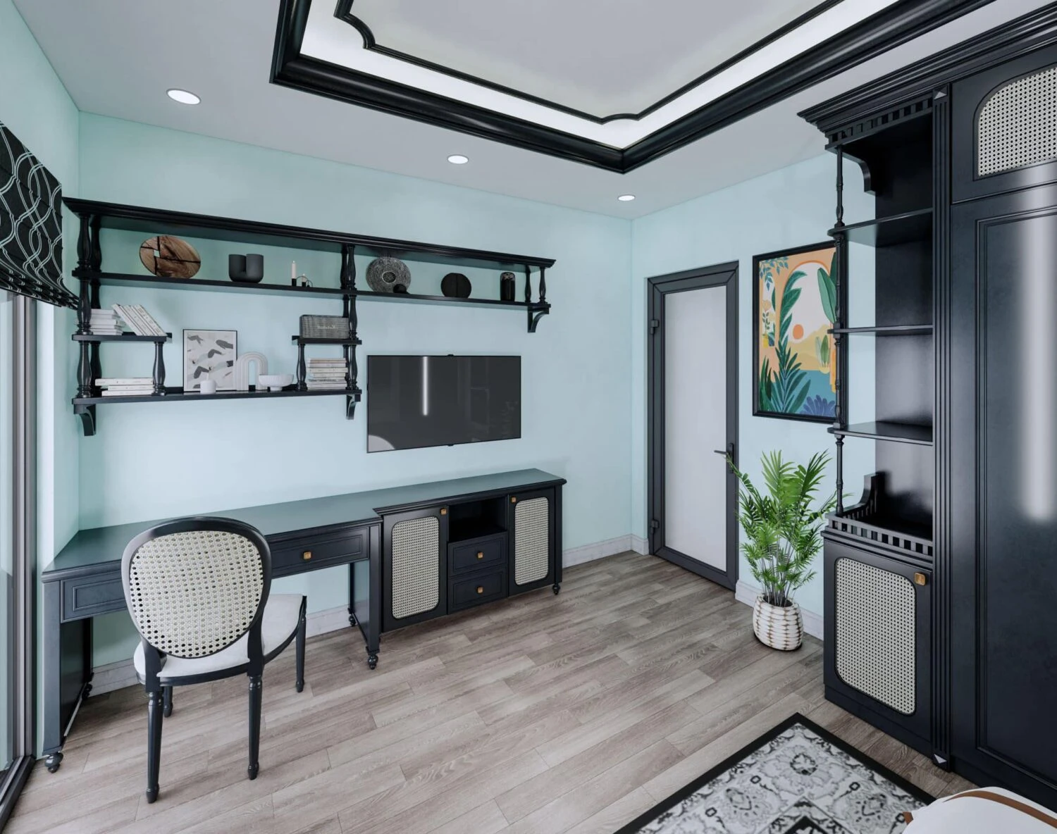 Modern Bedroom Sketchup Scene Download Free ID 101000613 (Xuan Truong)