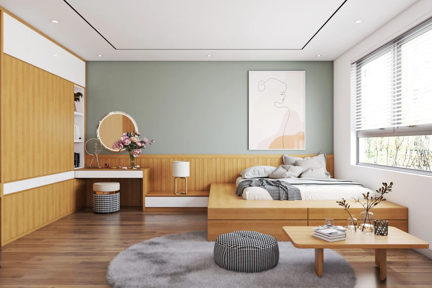 Modern Bedroom Sketchup Scene Download Free ID 101000623 (AnNa Nguyen)