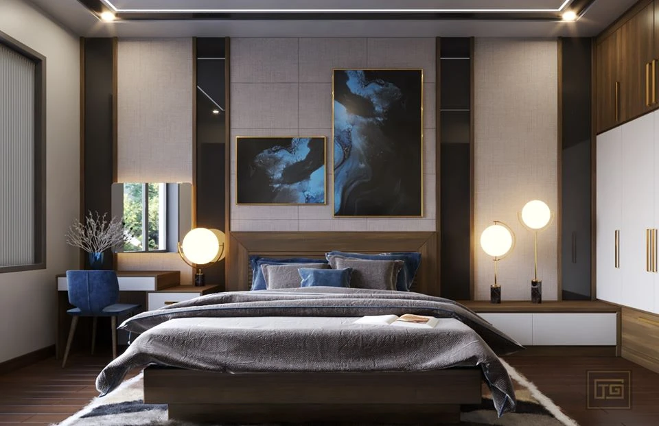 SketchUp Free Modern Bedroom Sketchup Scene Free Download ID 101000259 (Xuan Khanh)