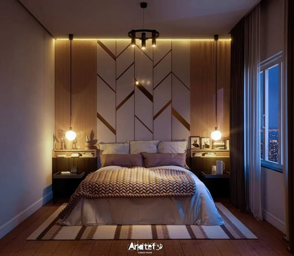 Modern Bedroom Sketchup Scene Free Download ID 101000299 (Arkitet3D)