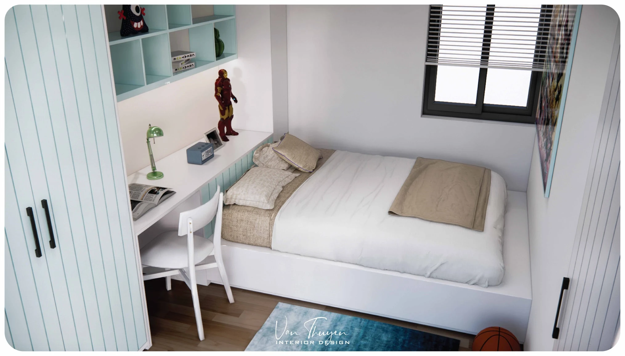 Modern Children Room SketchUp Free Model Download ID 105000036 (Nguyen Van Thuyen)