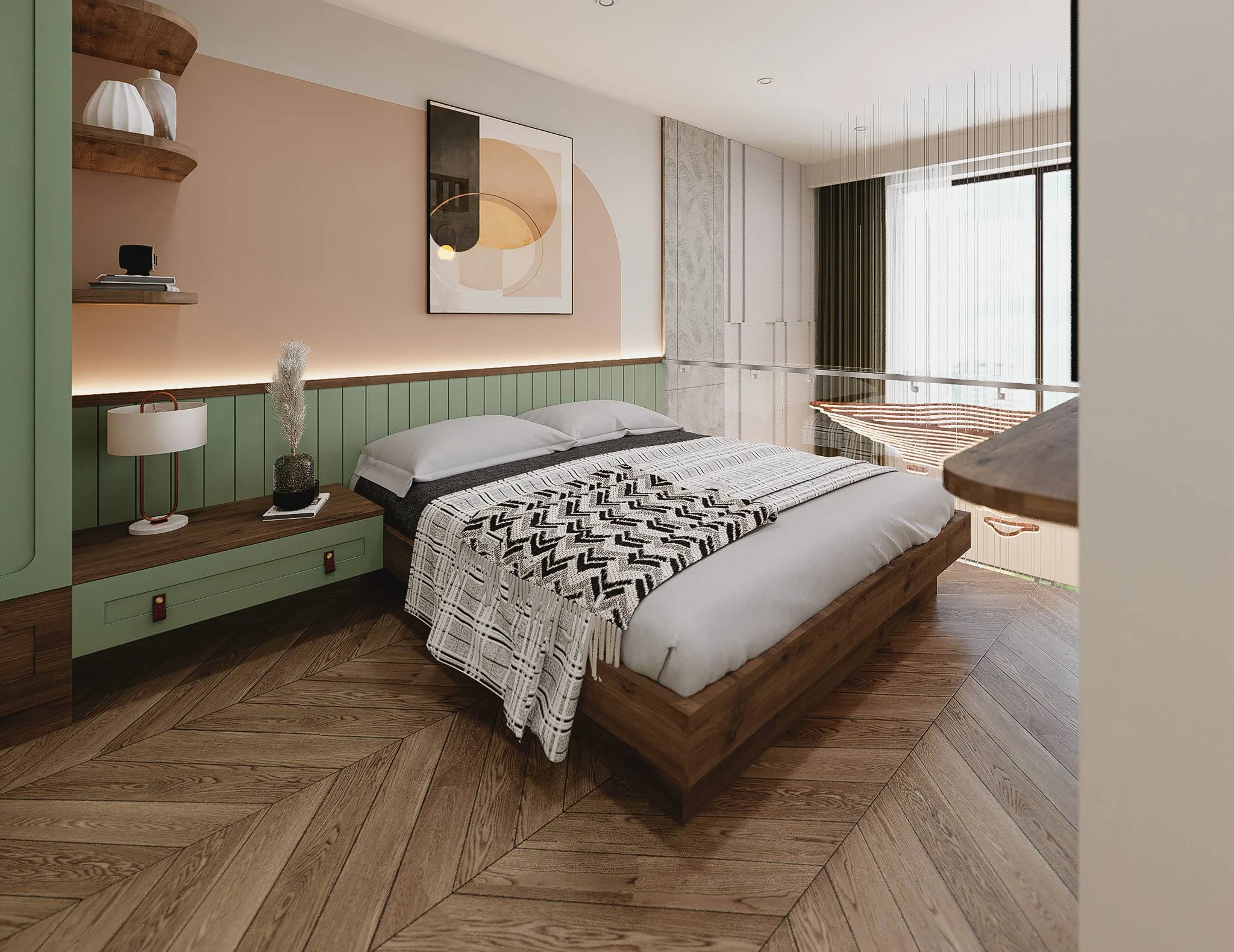 SketchUp Free Modern D5 Apartment Free Sketchup Models ID 106000192 (Xuan Truong)