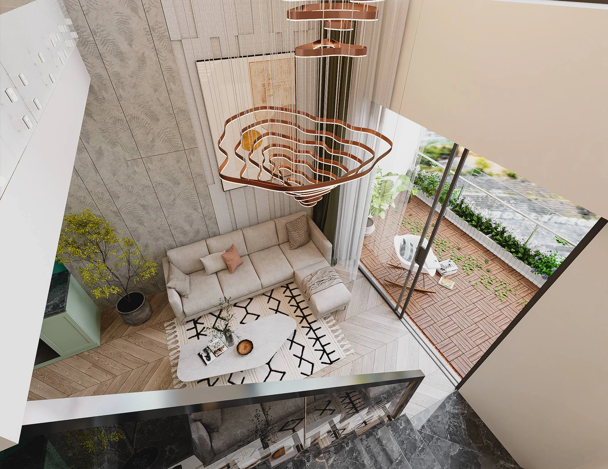 SketchUp Free Modern D5 Apartment Free Sketchup Models ID 106000192 (Xuan Truong)