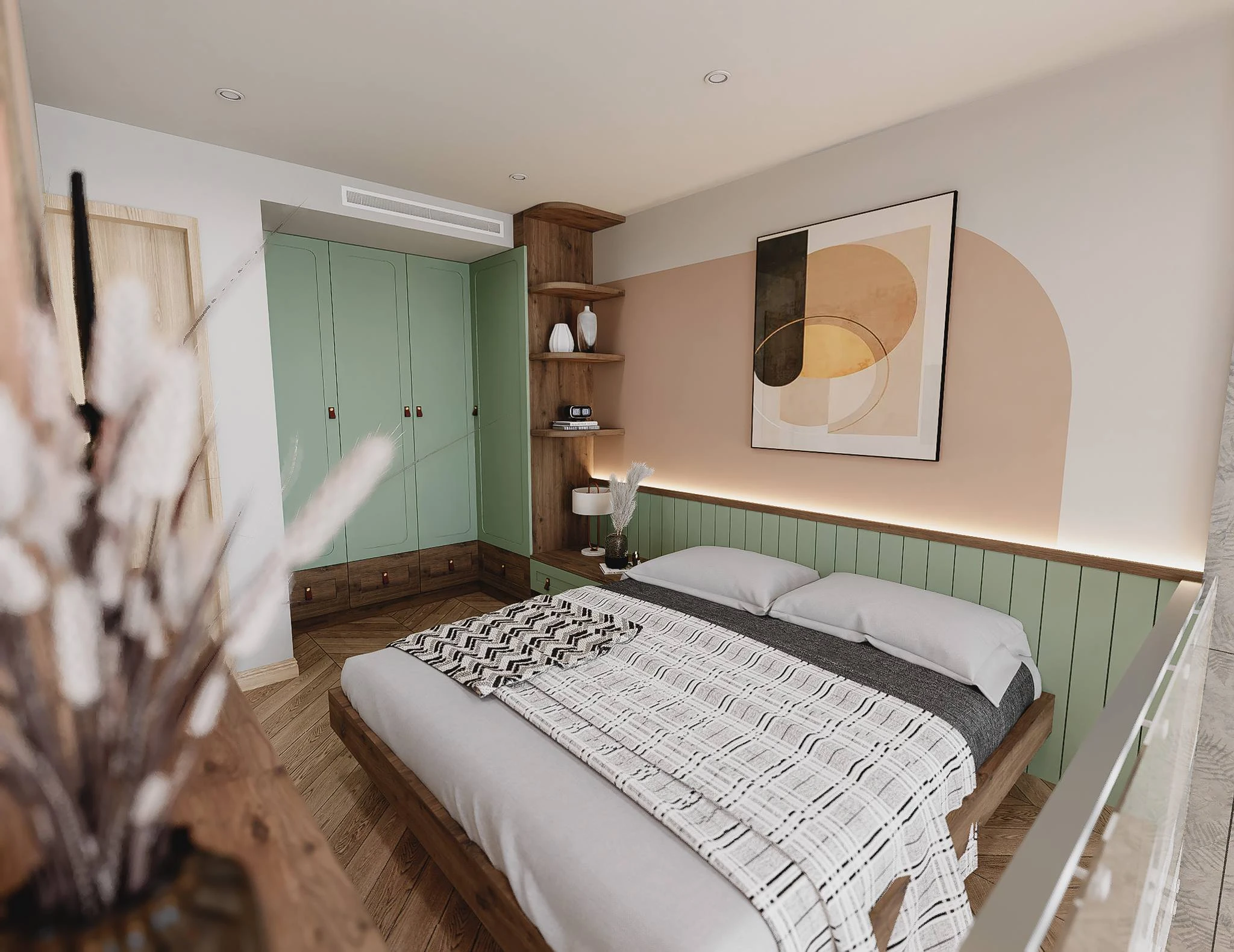 SketchUp Free Modern D5 Apartment Free Sketchup Models ID 106000192 (Xuan Truong)