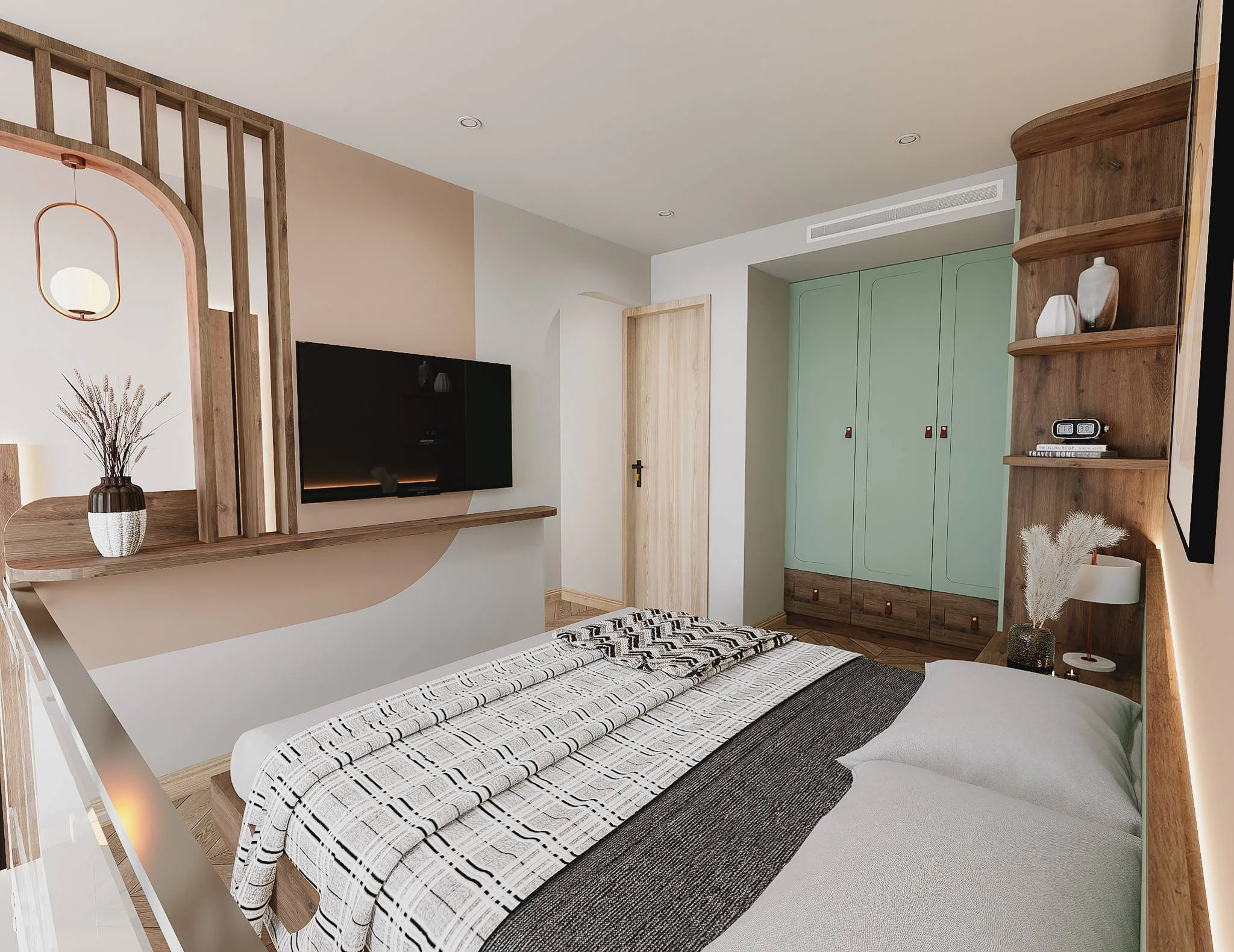 SketchUp Free Modern D5 Apartment Free Sketchup Models ID 106000192 (Xuan Truong)