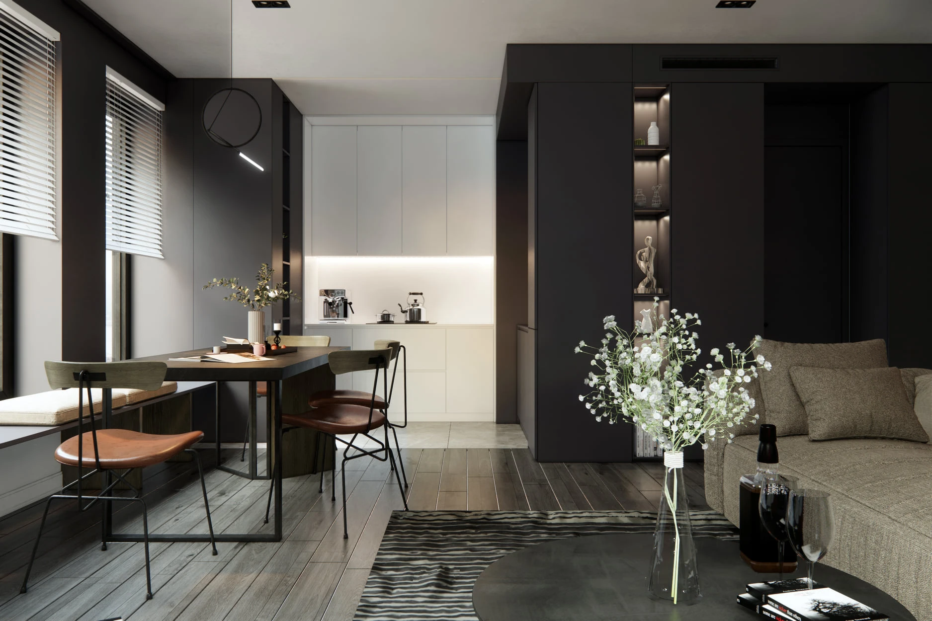 Modern Enscape Apartment SketchUp Free Model Download ID 106000172 (Nguyen Long)