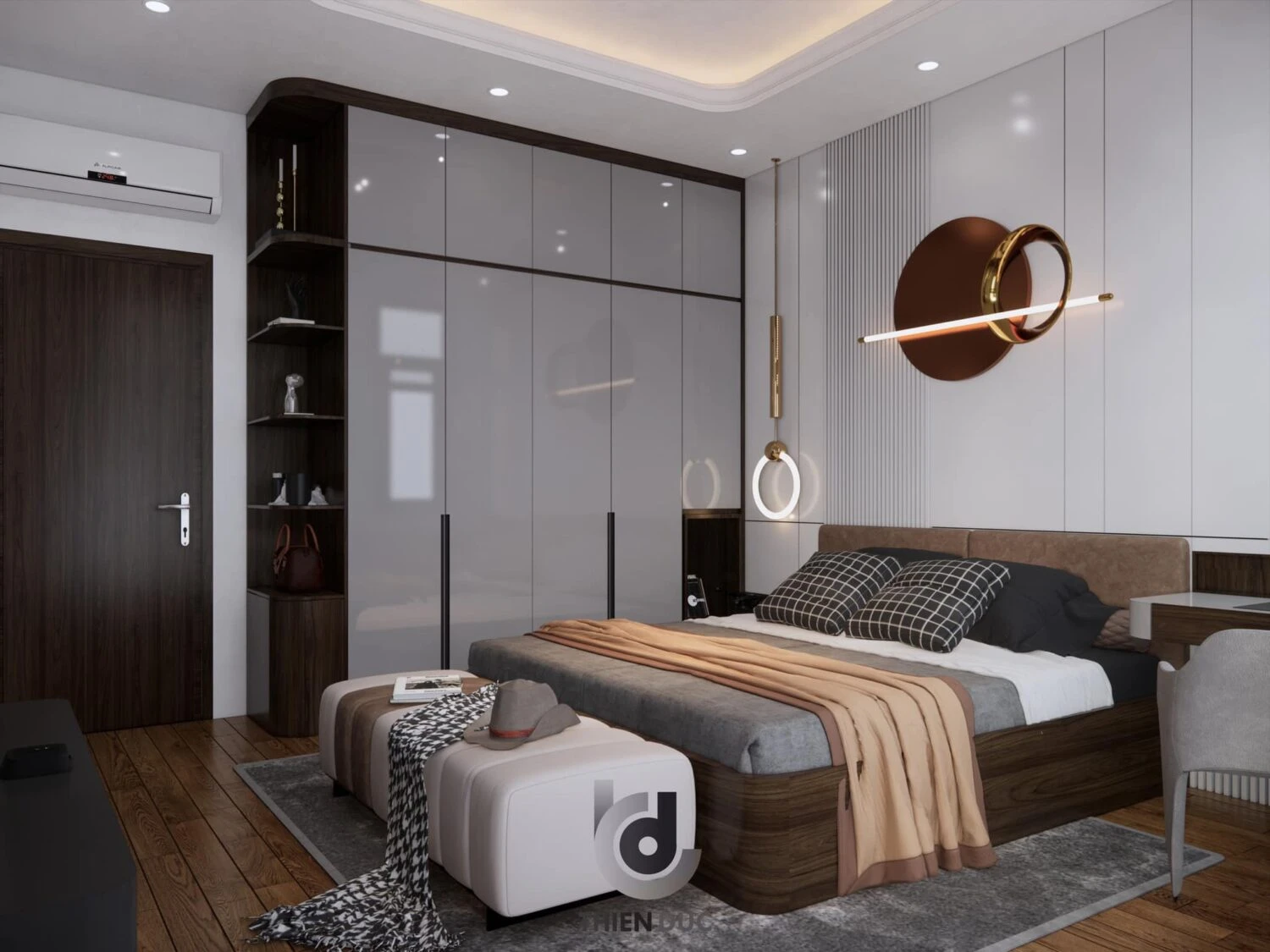 Modern Enscape Bedroom Free Sketchup Models Download ID 101000645 (Van Quang Kts)