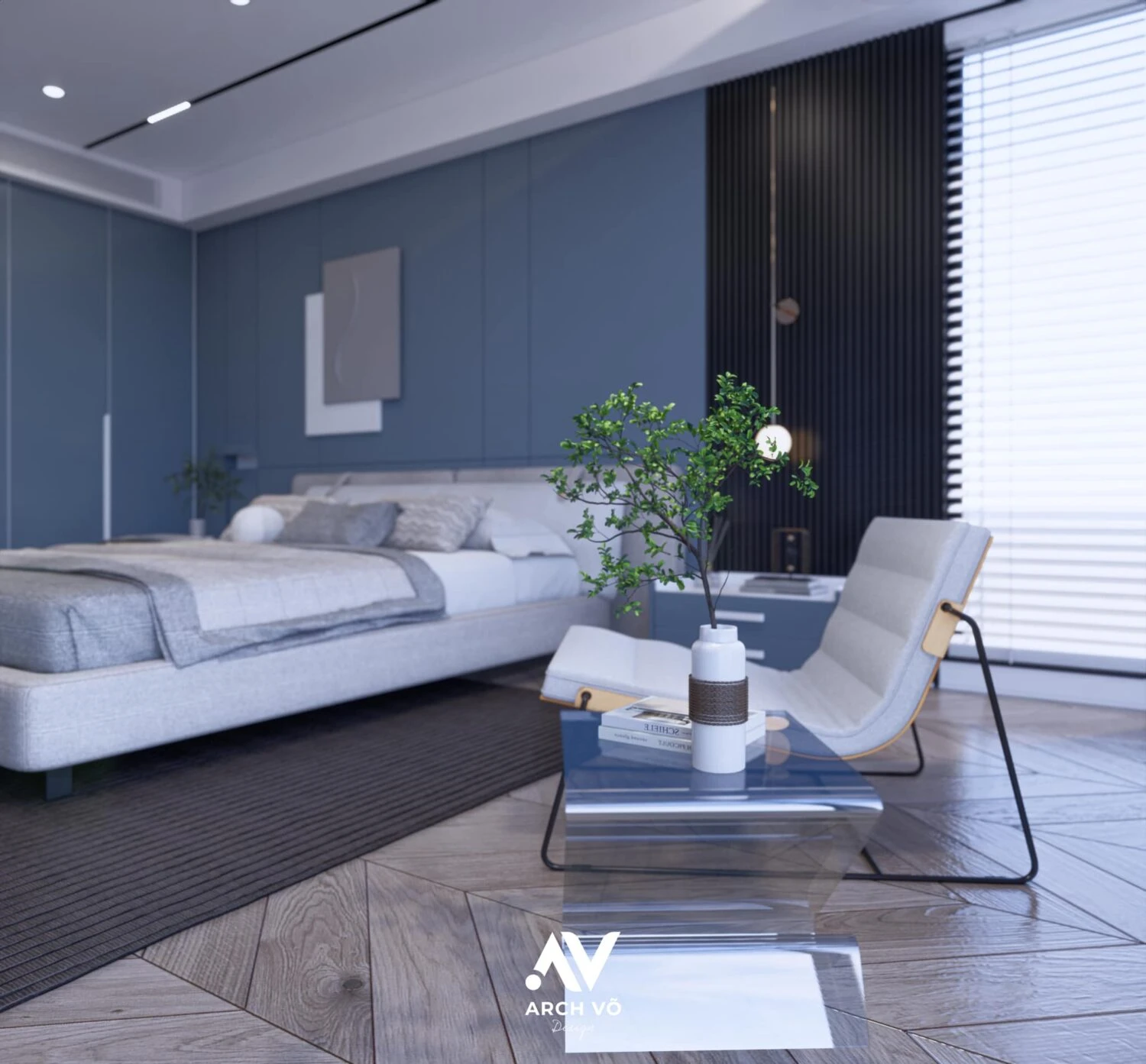 SketchUp Free Modern Enscape Bedroom Free Sketchup Models Download ID 101000699 (Vo Huu Nghia)