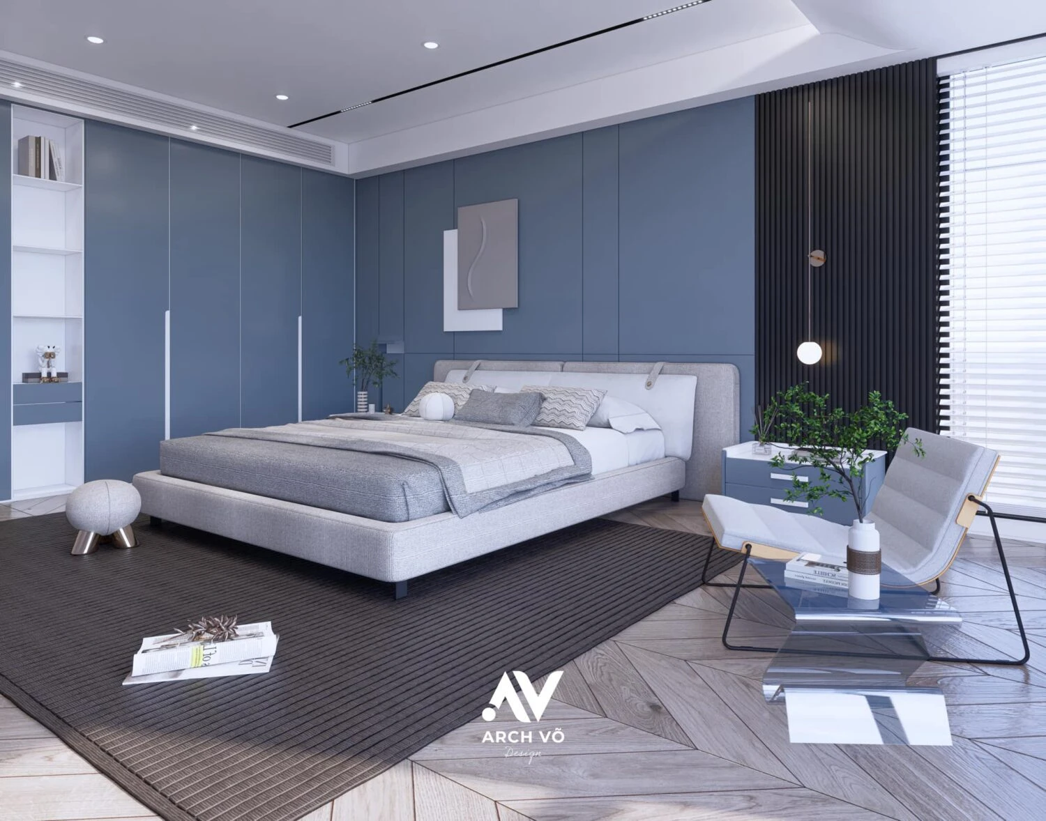 SketchUp Free Modern Enscape Bedroom Free Sketchup Models Download ID 101000699 (Vo Huu Nghia)