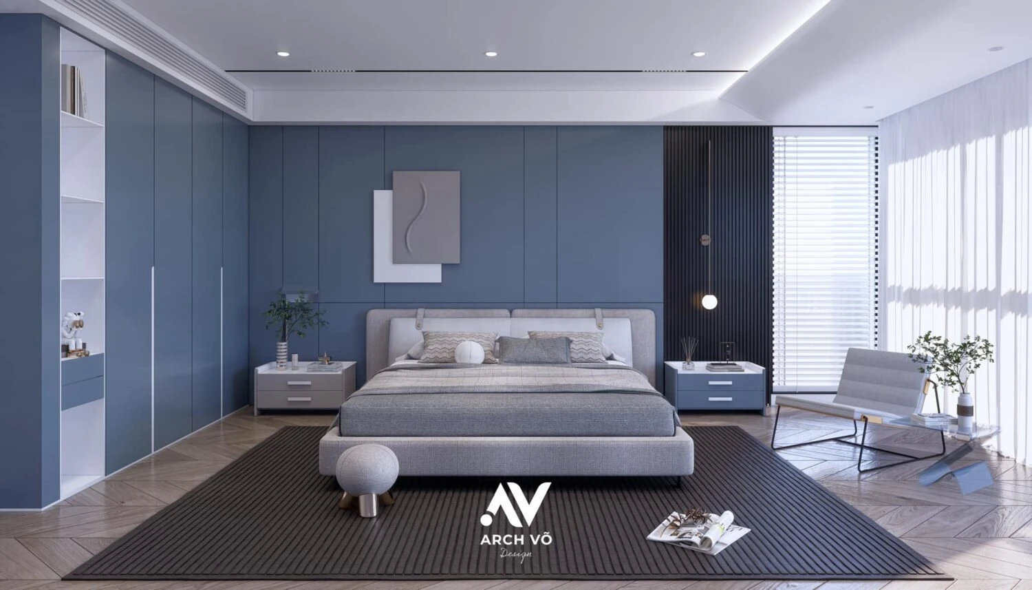 SketchUp Free Modern Enscape Bedroom Free Sketchup Models Download ID 101000699 (Vo Huu Nghia)