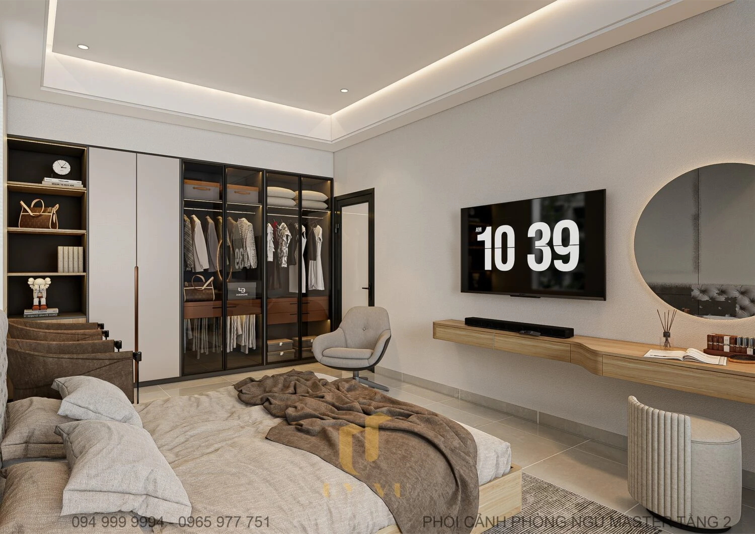SketchUp Free Modern Enscape Bedroom Free Sketchup Scene Download ID 101000714 (Pham Minh Quang)