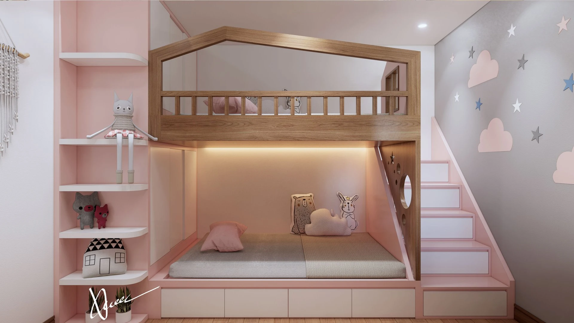 SketchUp Free Modern Enscape Bedroom Sketchup Model Download Free ID 101000377 (Truong Xuan)