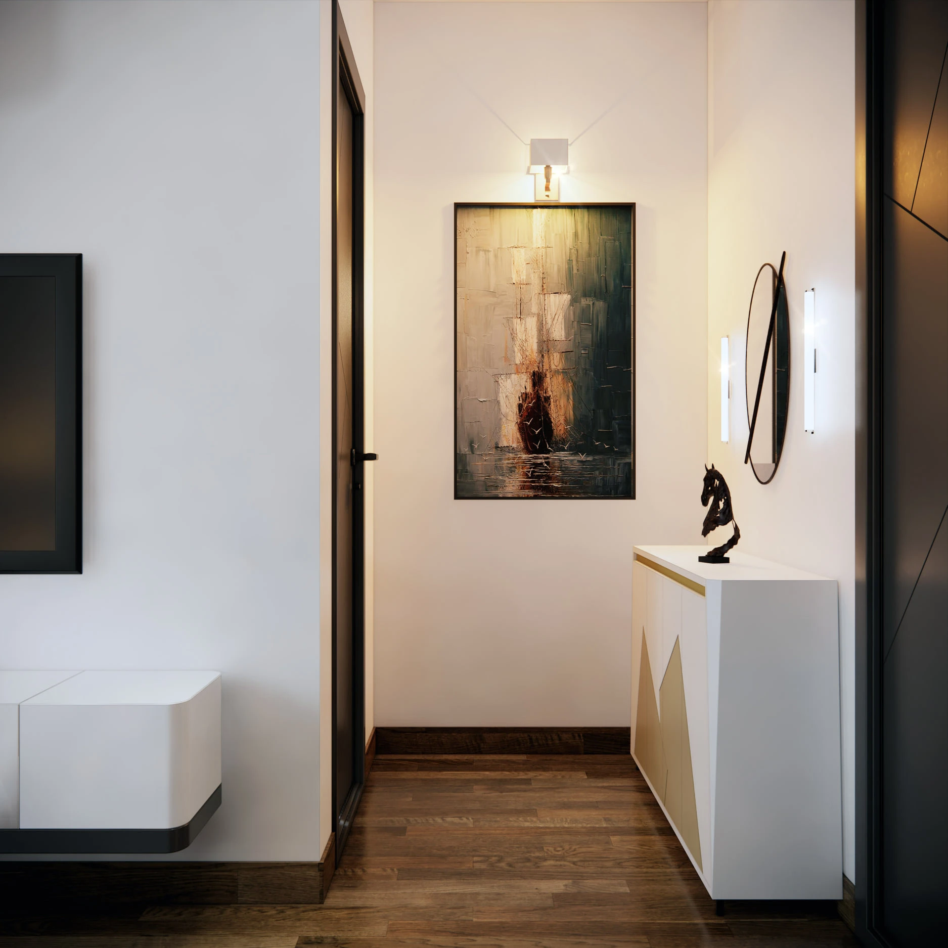 SketchUp Free Modern Enscape Bedroom Sketchup Scene Download Free ID 101000473 (Hung Tran)