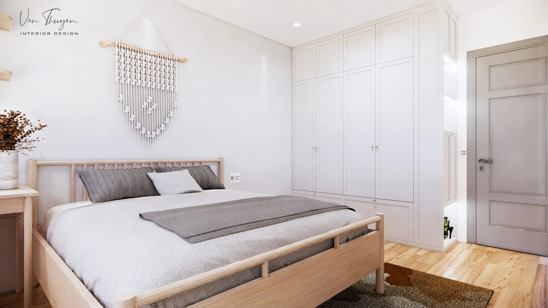 SketchUp Free Modern Enscape Bedroom Sketchup Scene Free Download ID 101000369 (Le Nguyen Van Thuyen)