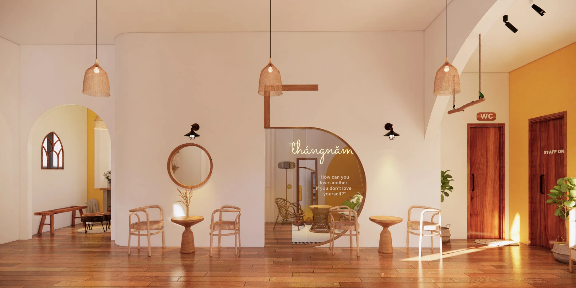 Modern Enscape Coffee Shop Free SketchUp Models Download ID 108000066 (Nghiem Viet Thai)