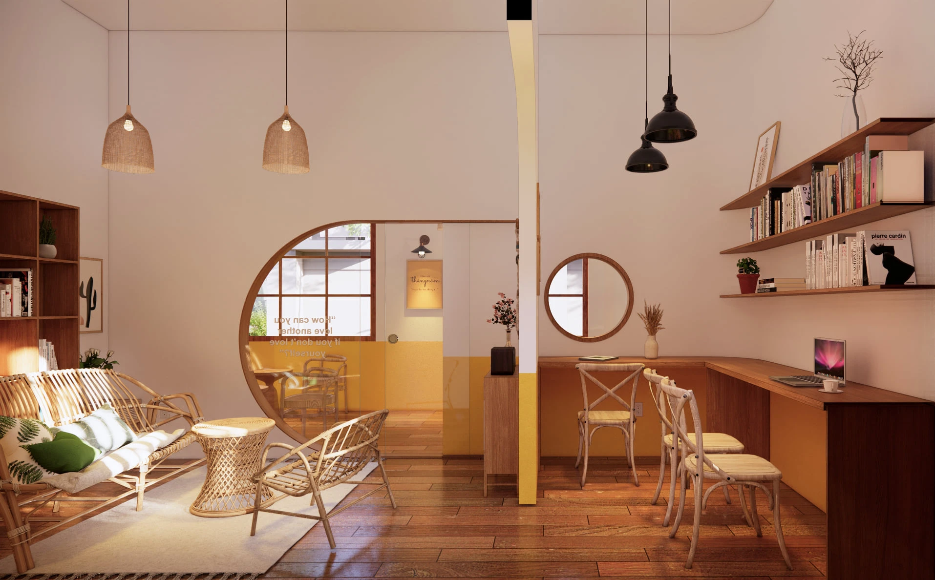 Modern Enscape Coffee Shop Free SketchUp Models Download ID 108000066 (Nghiem Viet Thai)