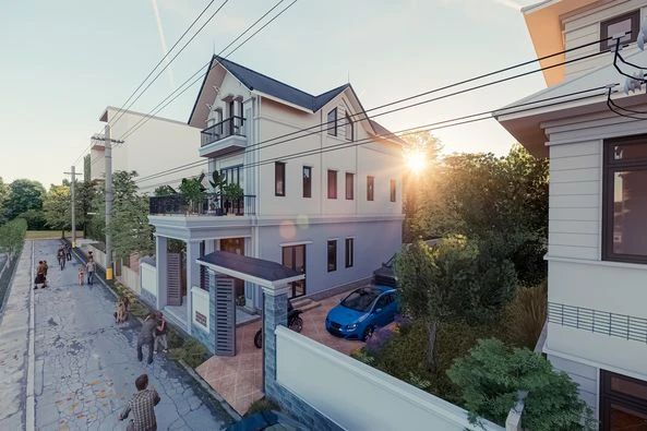 SketchUp Free Modern Enscape Exterior Sketchup Free Model ID 101000520 (Nguyen Van Nam)