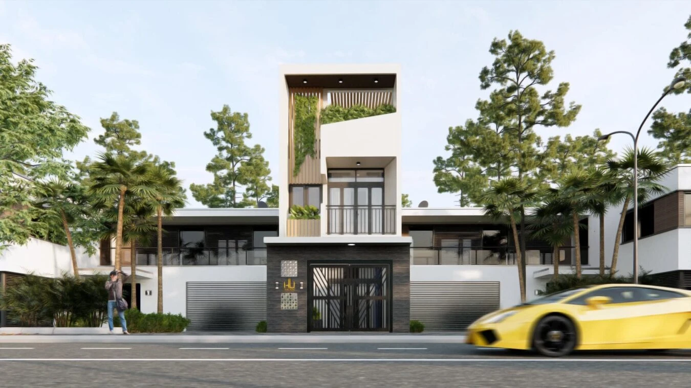 Modern Enscape Exterior Sketchup Model Download ID 101000415 (Hung Tran)