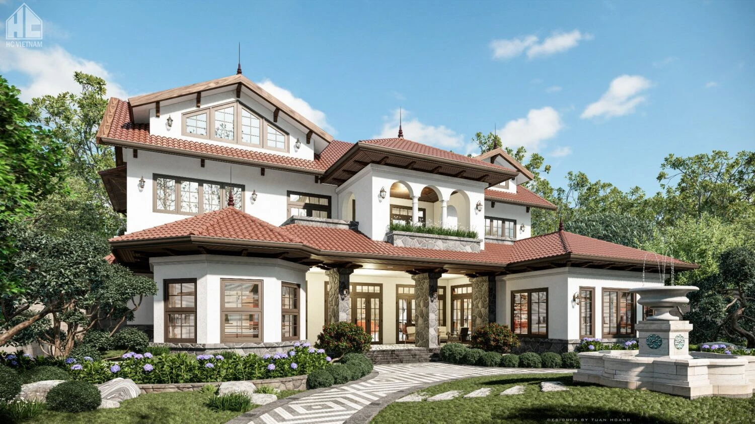 SketchUp Free Modern Enscape Exterior Sketchup Scene Download ID 101000318 (Hoang Minh Tuan)