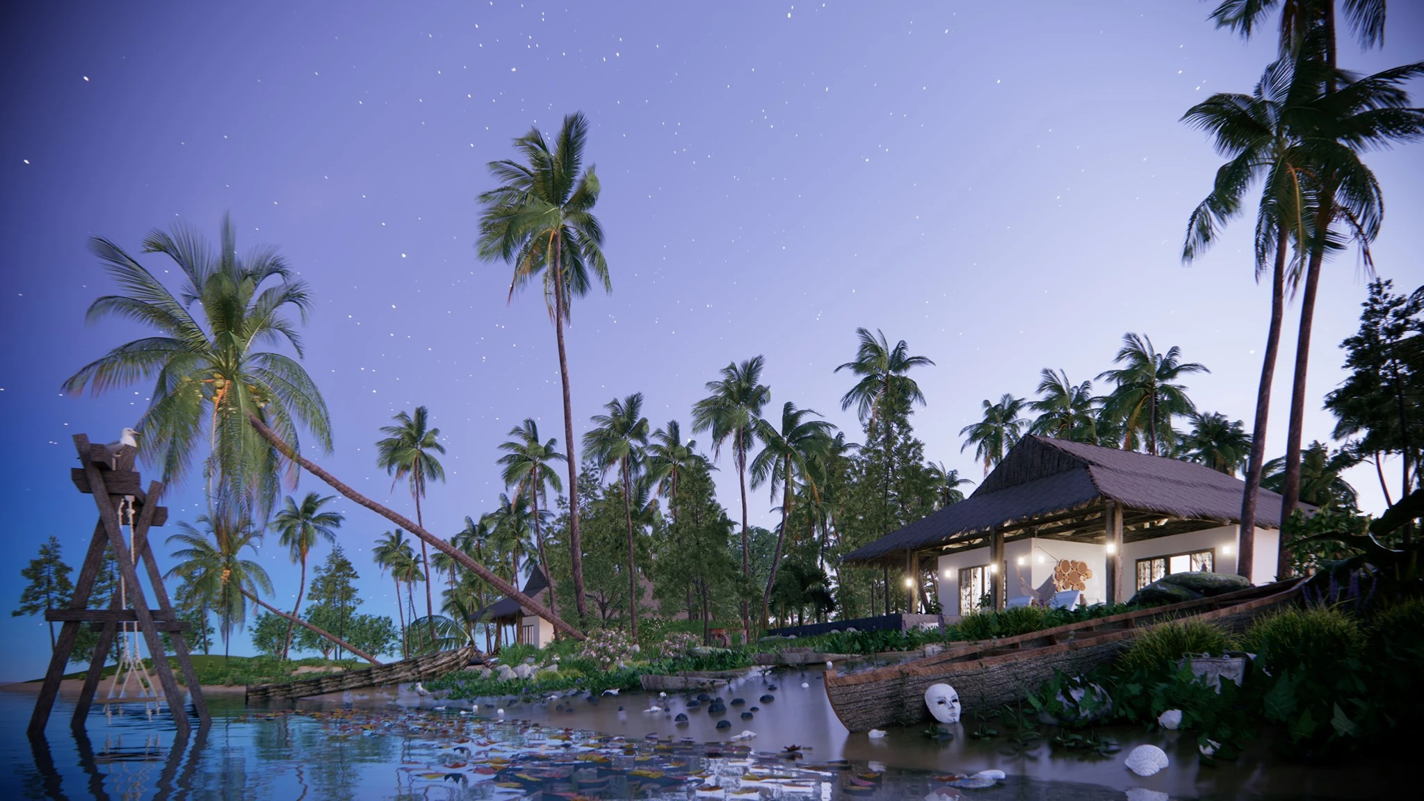 SketchUp Free Modern Enscape Exterior Sketchup Scene Download ID 101000528 (Thanh Vu)