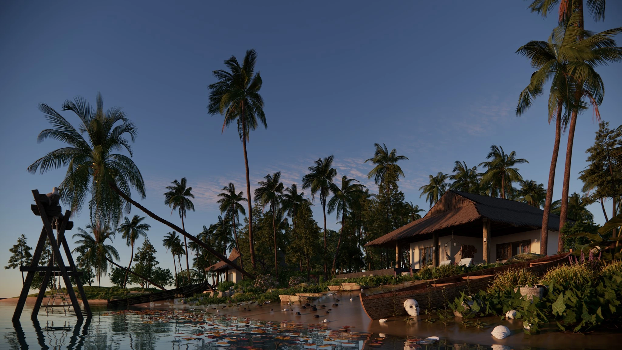 SketchUp Free Modern Enscape Exterior Sketchup Scene Download ID 101000528 (Thanh Vu)