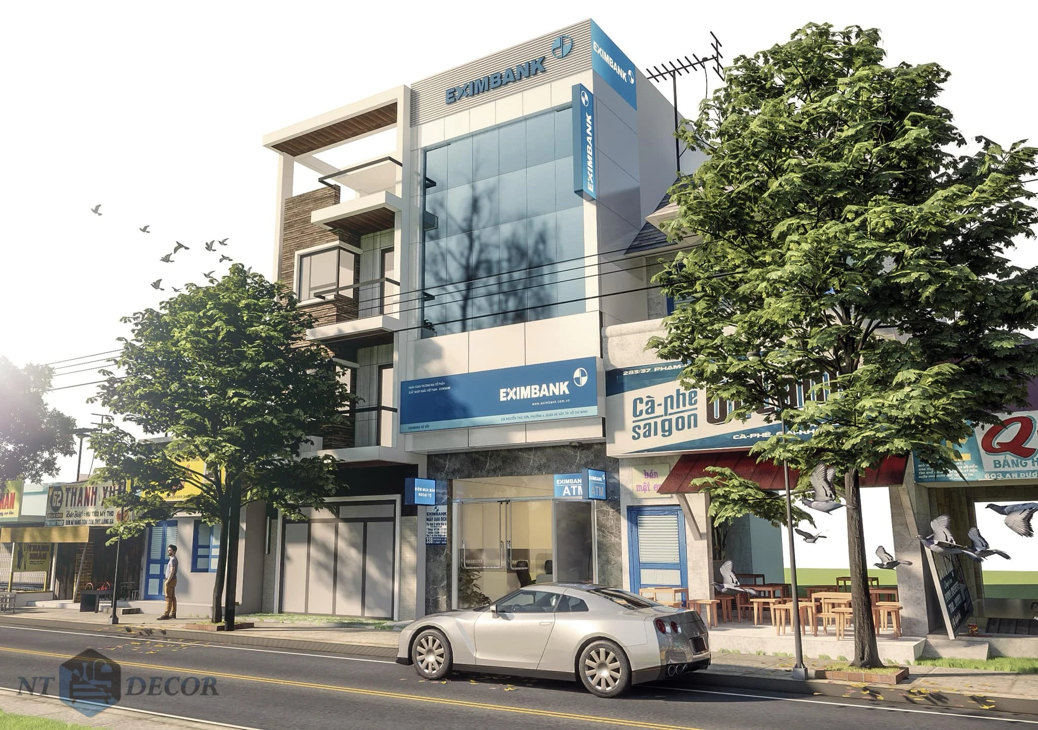 Modern Enscape Exterior Sketchup Scene Free Download ID 101000493 (Nguyen Li)