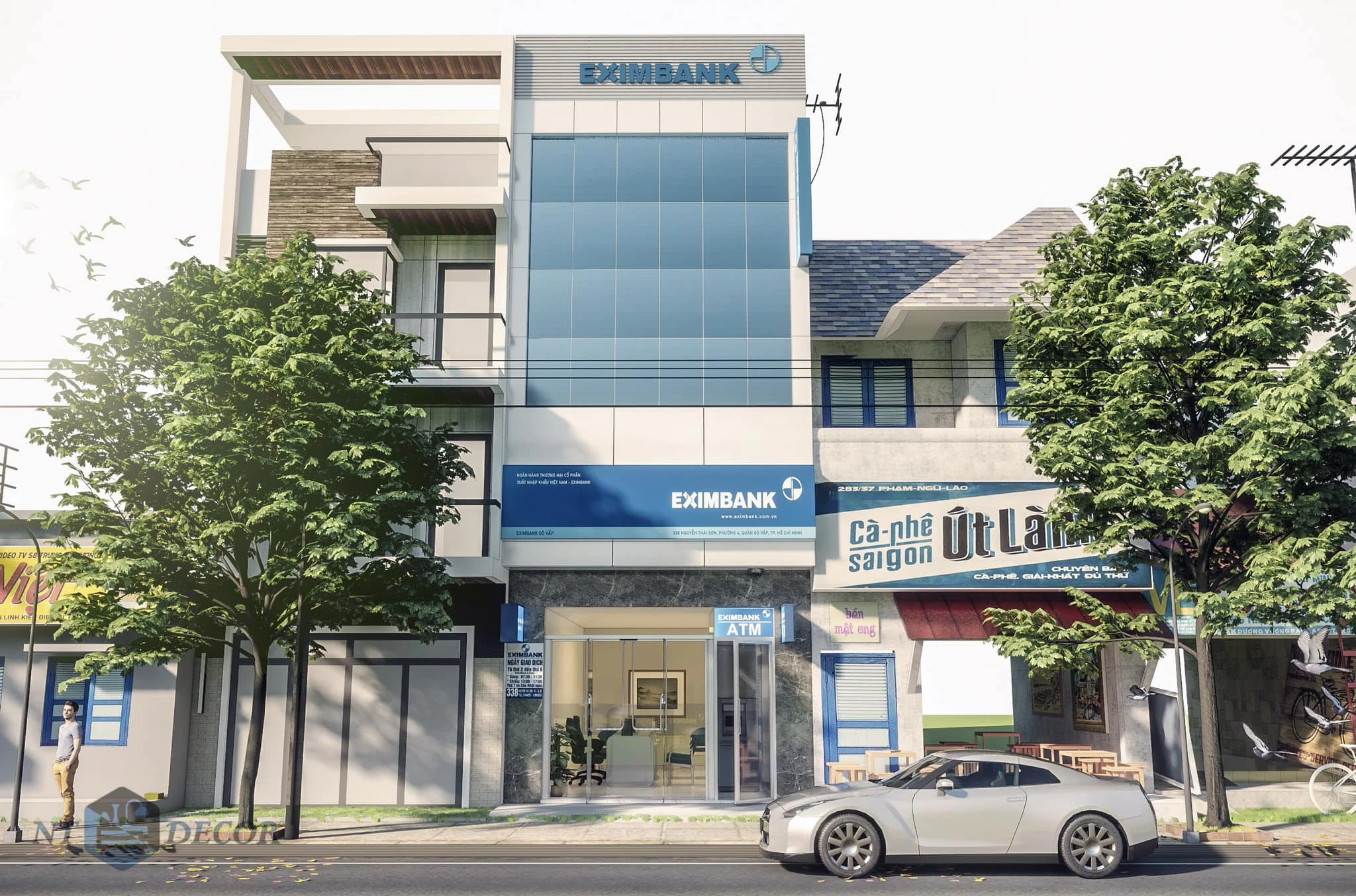 Modern Enscape Exterior Sketchup Scene Free Download ID 101000493 (Nguyen Li)