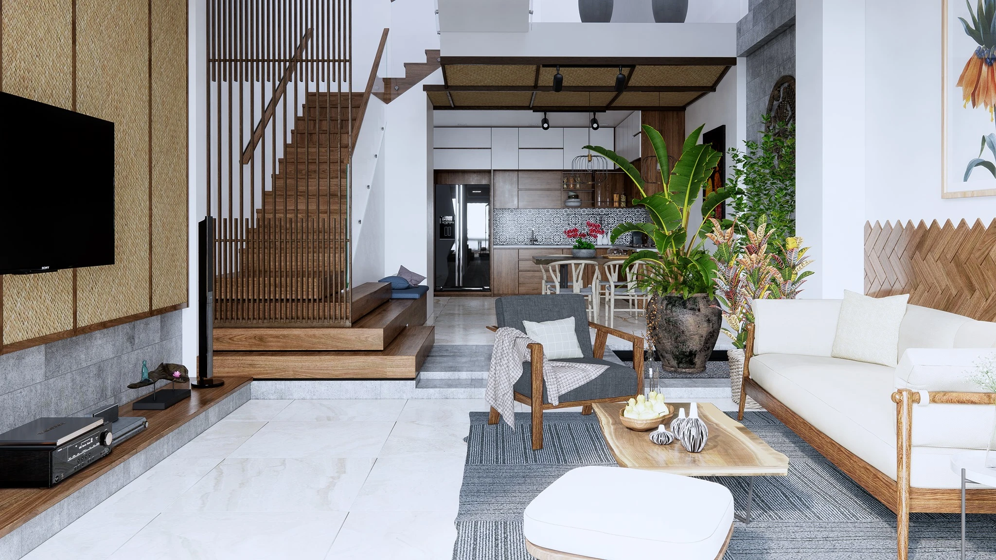 Modern Enscape Interior House SketchUp Free Model Download ID 212000088 (Dat Houzz)