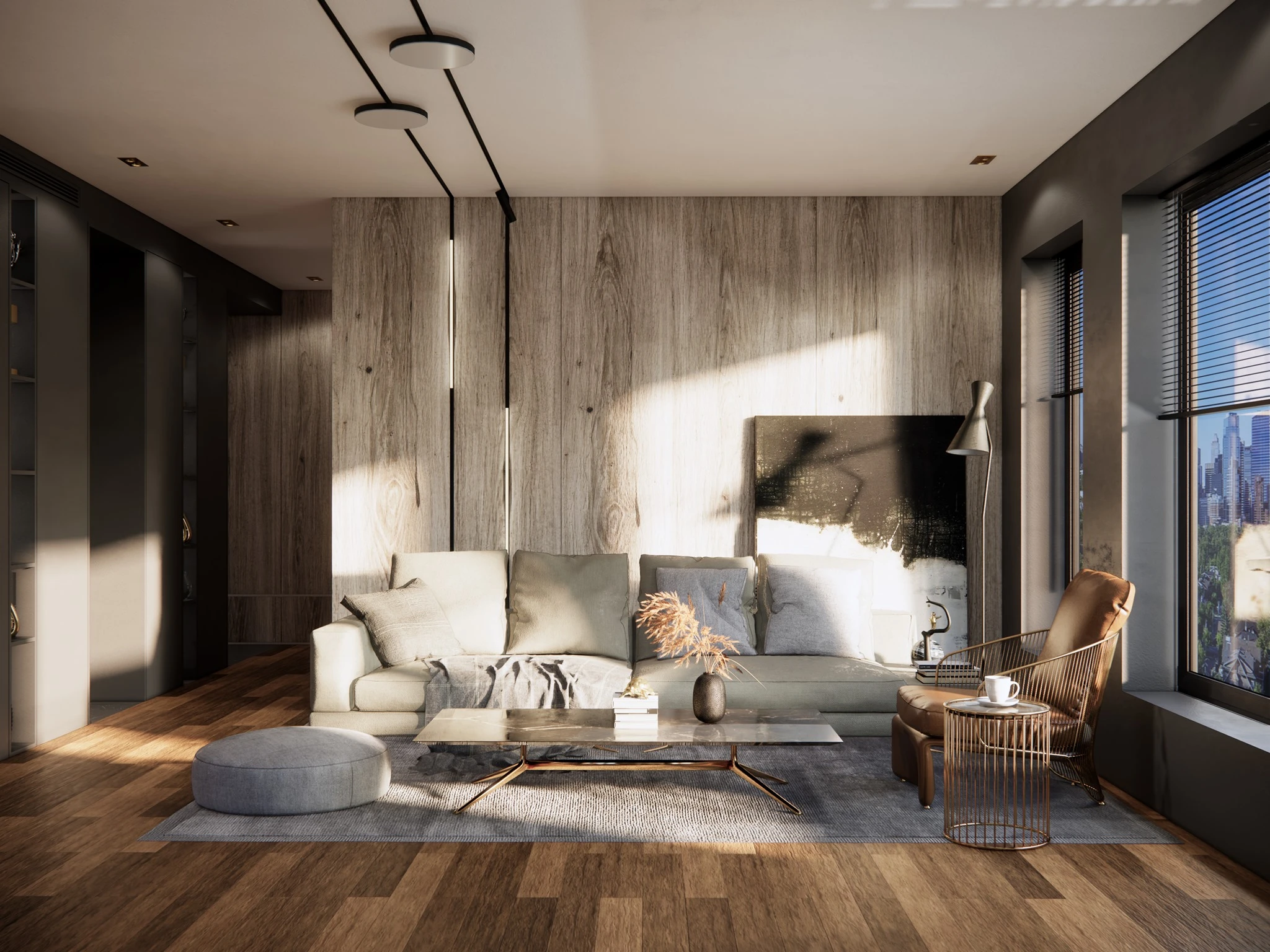 Modern Enscape Living Room And Dining Room Sketchup Scene Download Free ID 218000074 (Thoai Tran)