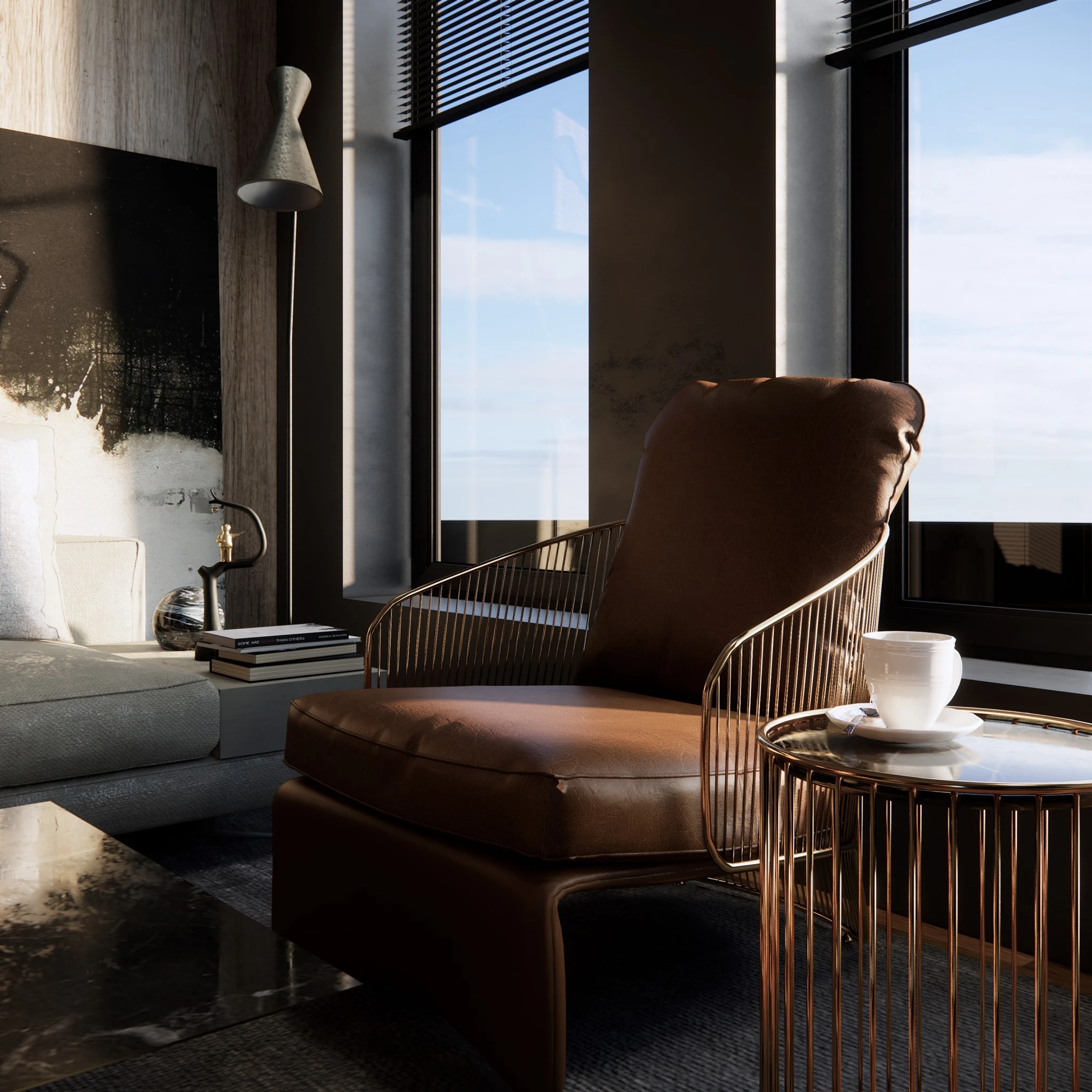 Modern Enscape Living Room And Dining Room Sketchup Scene Download Free ID 218000074 (Thoai Tran)