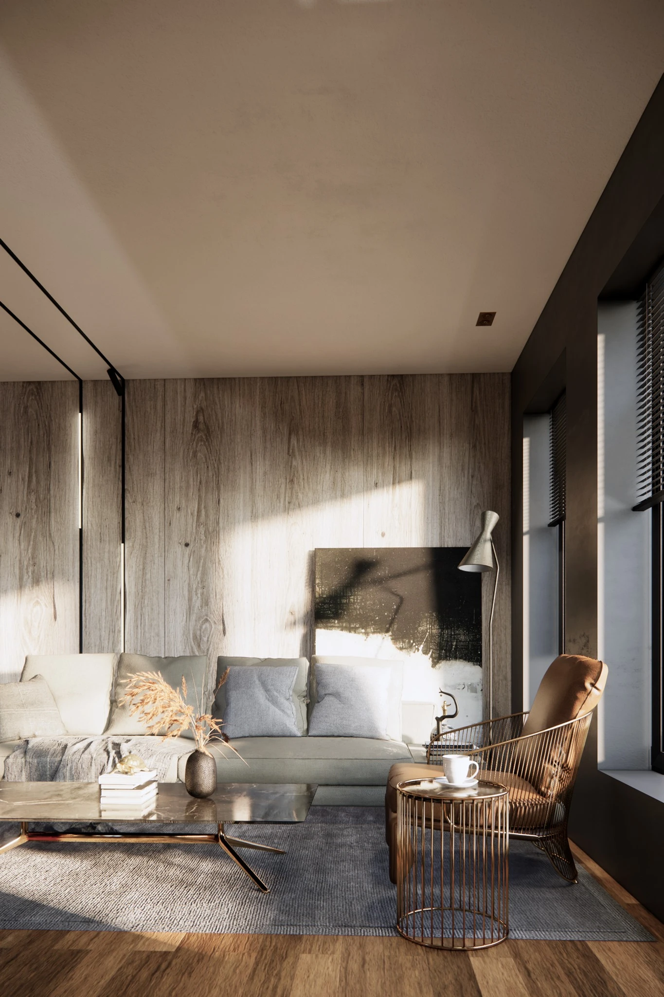 Modern Enscape Living Room And Dining Room Sketchup Scene Download Free ID 218000074 (Thoai Tran)