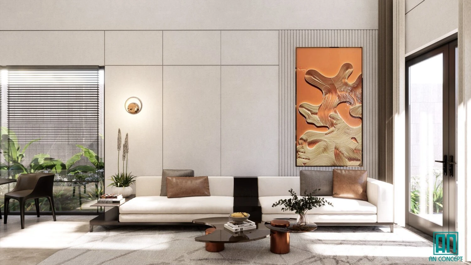 SketchUp Free Modern Enscape Living Room - Dining Room Download SketchUp Models Free ID 218000136 (Tan Hung)