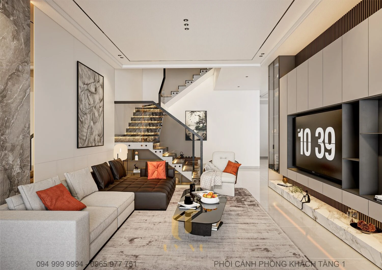 Modern Enscape Living Room - Dining Room Download SketchUp Models Free ID 218000196 (Pham Minh Quang)