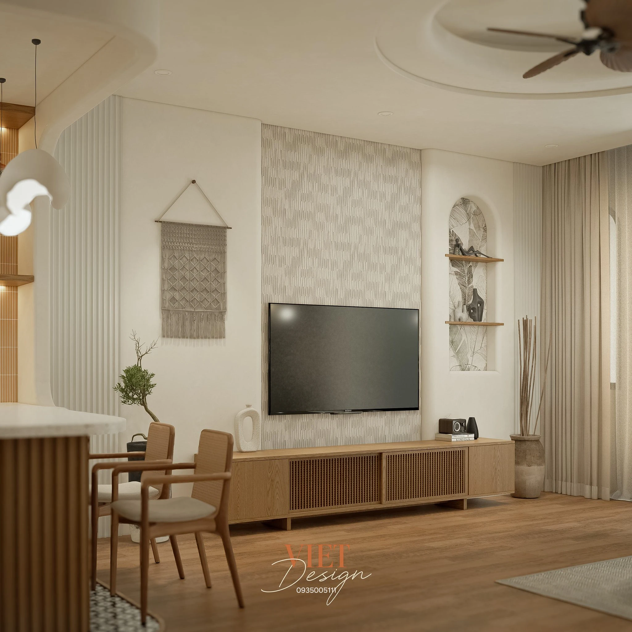 Modern Enscape Living Room - Dining Room Download SketchUp Models Free ID 218000226 (Viet Ho)