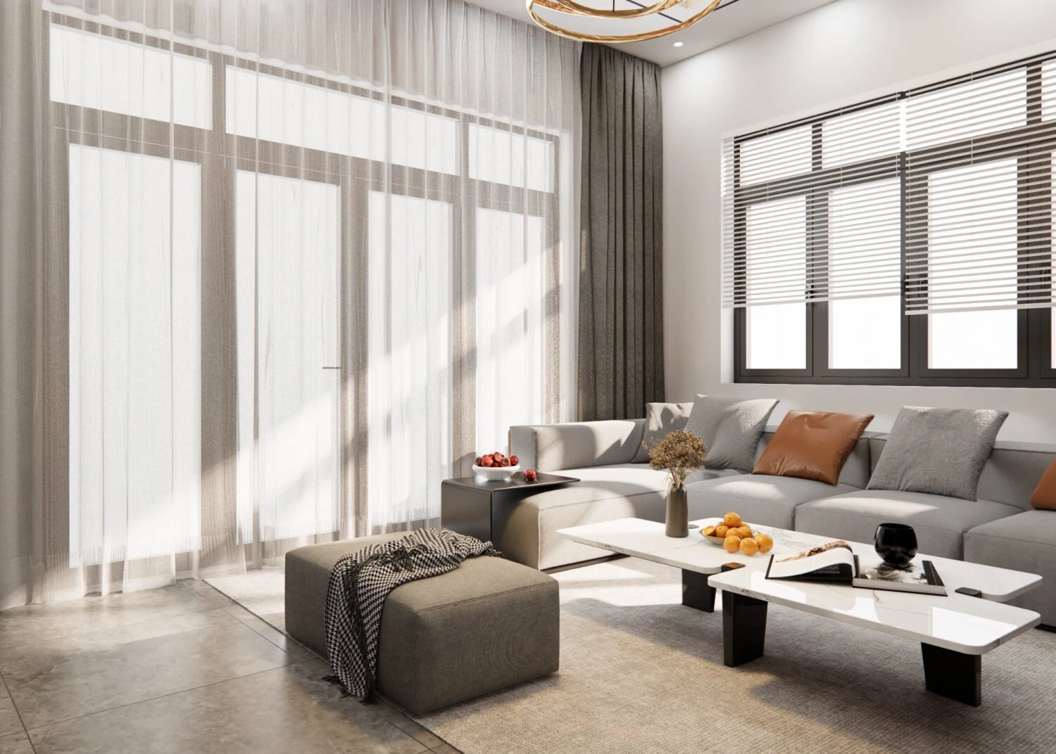 Modern Enscape Living Room - Dining Room Free SketchUp Models Download ID 218000142 (Dinh Thanh)